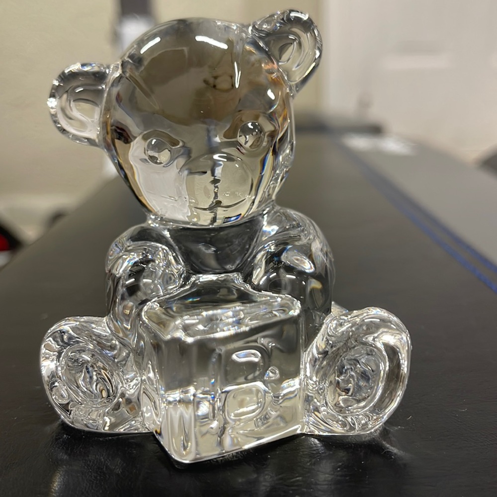 Waterford Crystal teddy bear